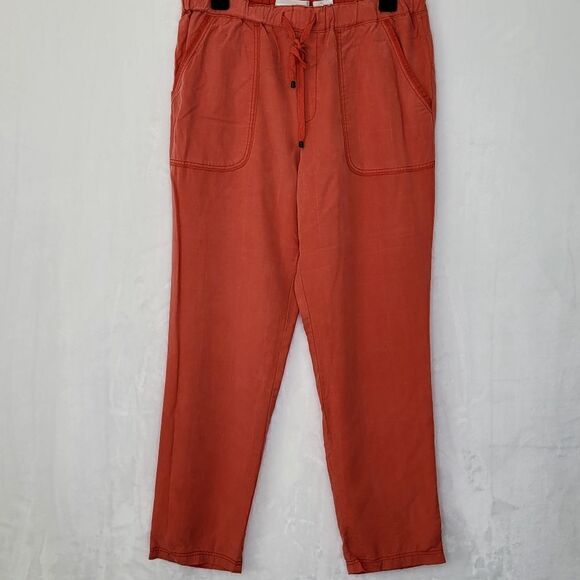 Hei Hei Orange Tie Waist Pants Size Medium - Picture 1 of 9